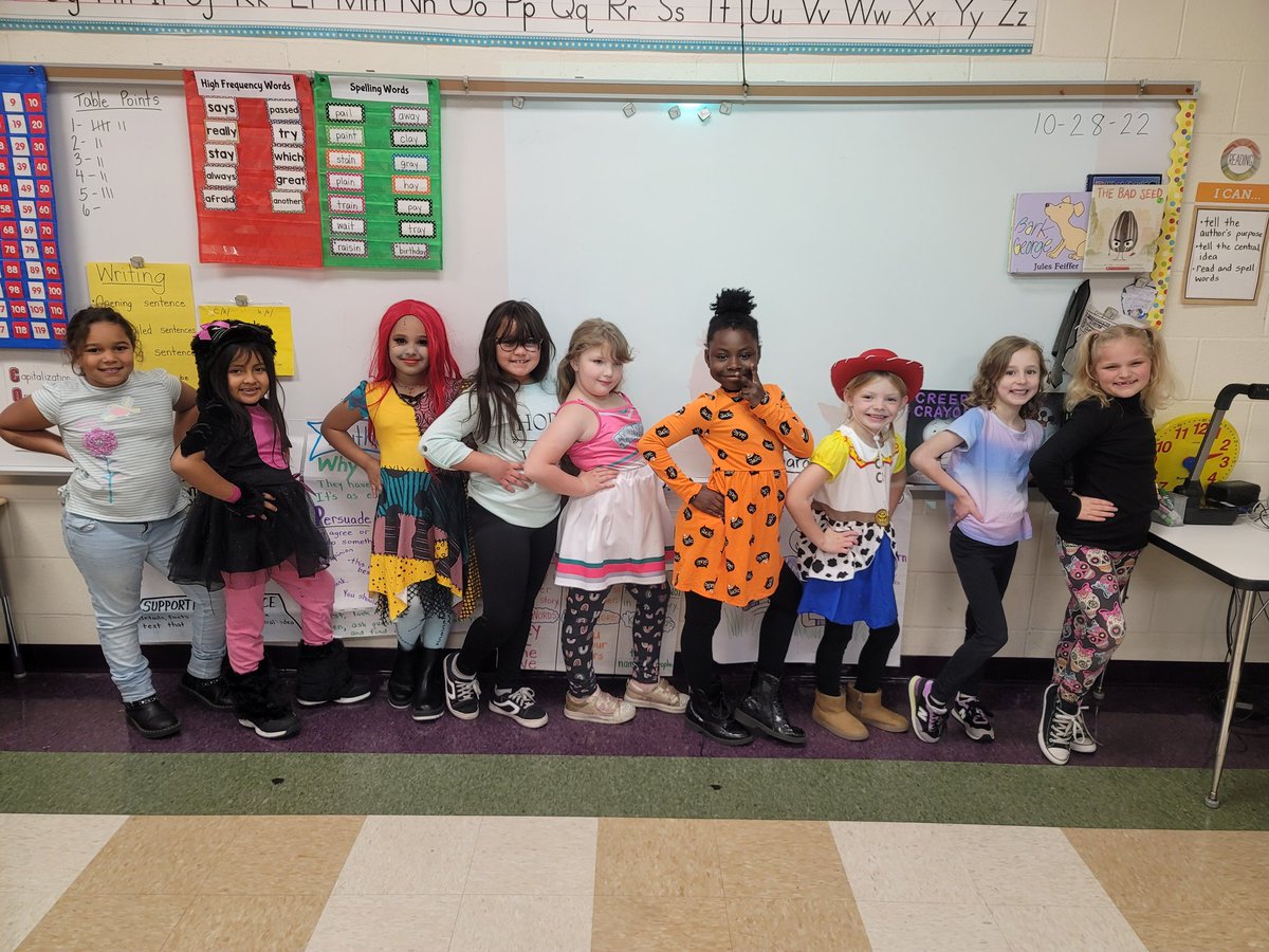 Trick or Teach? We chose to teach.  Our Wildwood 2nd graders learned the history of Halloween and how it originated. They also wrote a creative story about scarecrows.  Happy Halloween! #wildwood_tweets #middierising