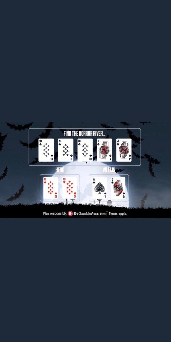 owenheadch's tweet photo. @PokerStars [owenheadch] #HorrorRiver https://t.co/k5hfbMZL10