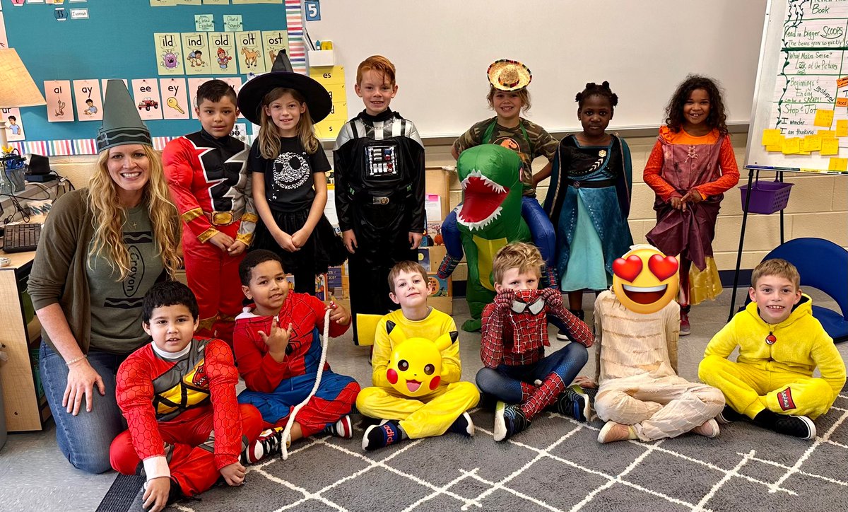This afternoon, we dressed up in some pretty great costumes!