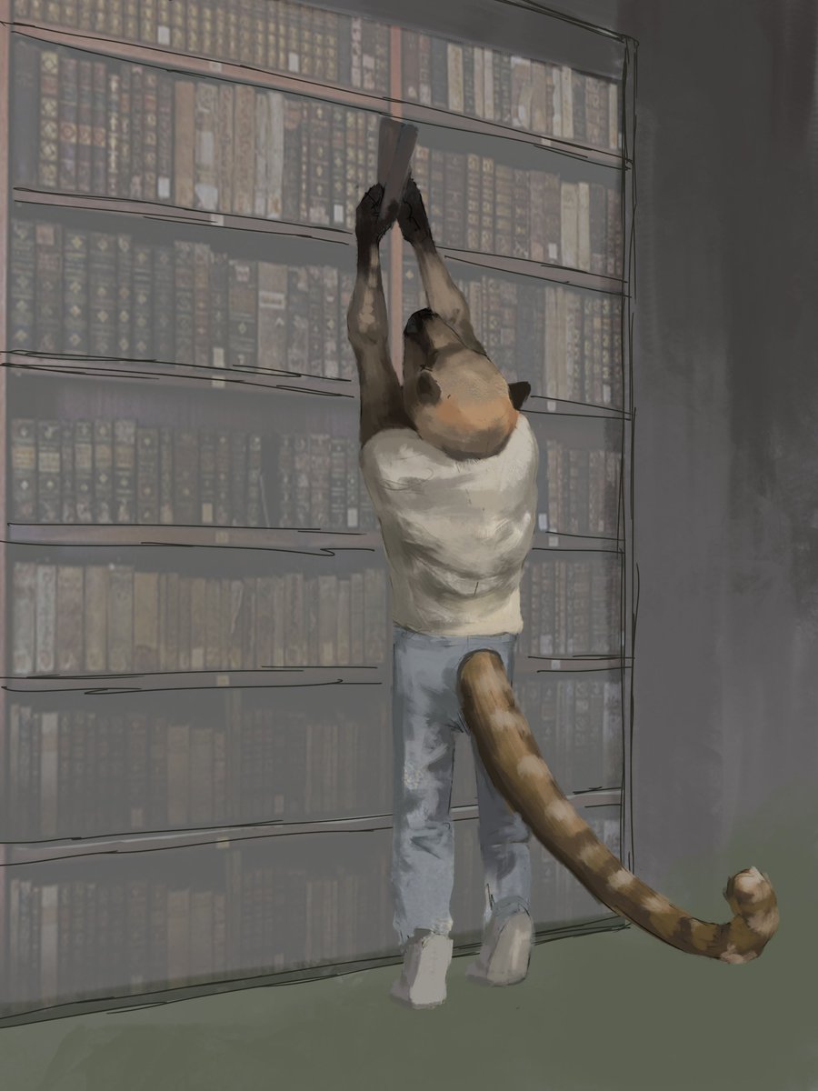 #Weretober 30: Cotamundi. (werecotamundi is now too short to get da books from the shelf )