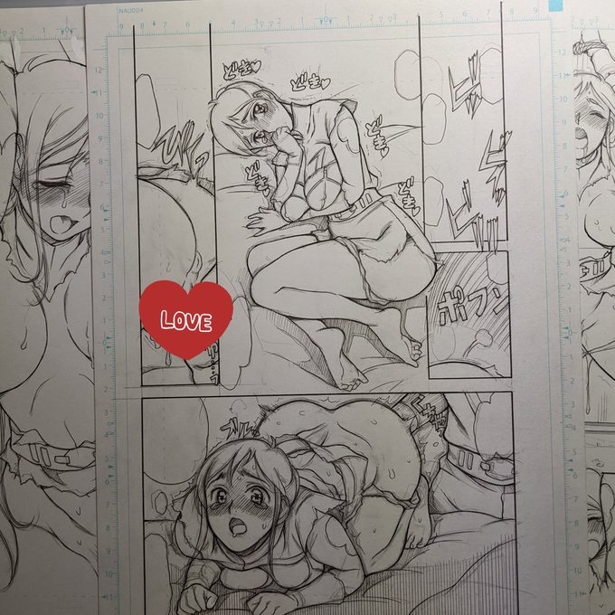 新作同人誌進捗。
未だひたすらペン入れ中です。
本文が44pもあると中々終わりませんね💦💦
誰だ これ秋に出そうだなんて言ってたのは!😅💦💦 