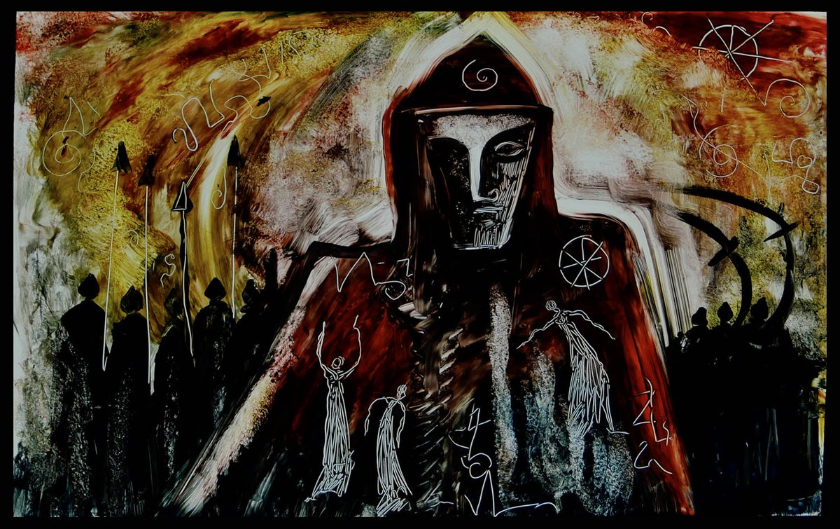 MariaRudArt's tweet photo. An image a day. Day 951 "WAR"......LIVE painting STILL.."Leper Town" a song by The Filthy Tongues...@filthytongues @tamdeanburn @Scaryb
#animageaday #apaintingaday #filthytongues #tamdeanburn #MariaRud https://t.co/9B0JfIuBtw