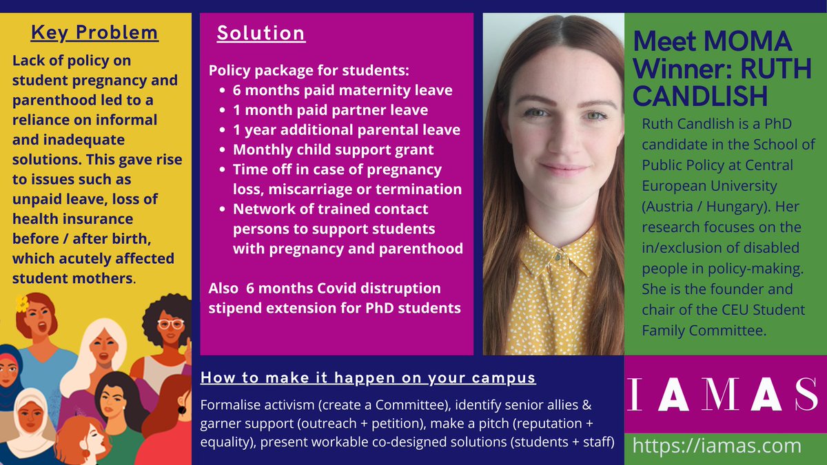 iamafeministmom's tweet photo. MOMA apps now DUE NOV 20. Are you or someone you know causing "good trouble" to help mother-scholars/students? Tell us more! Our MOMA award is free &amp; painless and offers cash honorarium. See more: https://t.co/oQEdrBTHmF or apply here: https://t.co/sSQChluyoW
2022 winner below. https://t.co/7lEk58bnrs