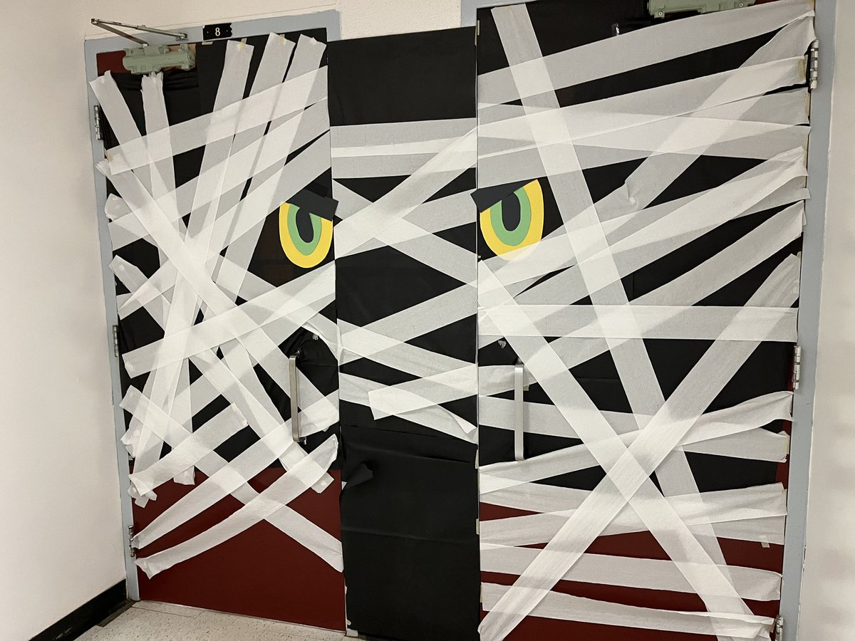Happy Halloween 🦦s and 🦫s! On Friday our Kinders helped decorate or door for today.This morning we read Zip Zoom on a Broom and then made wands from the sticks we found last week in the woods. We ended the day with a dance party in the gym! 🎃🧙‍♀️ <a href="/ShingwakonsPS/">Shingwàkons Public School</a>