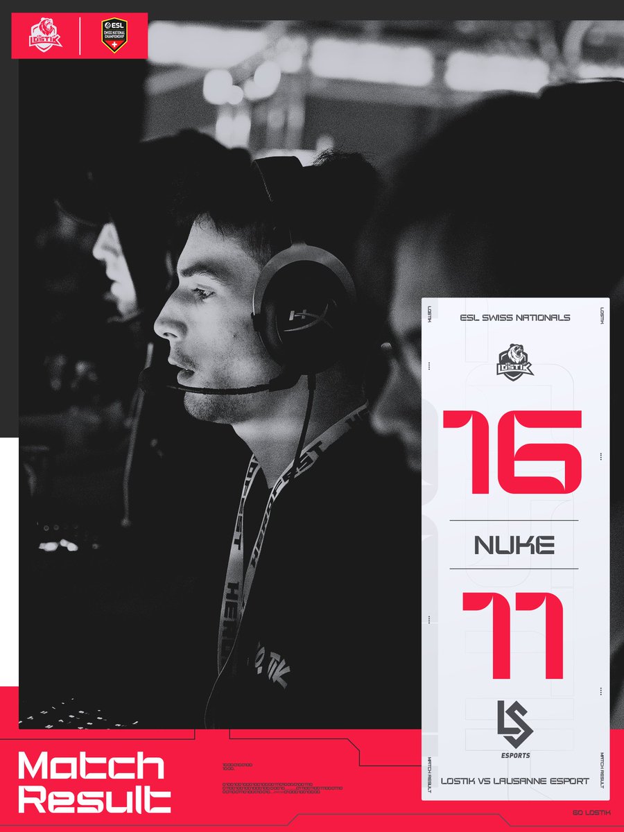IT'S A SWEEP!!🧹

#LostikCS take down <a href="/lausanneesports/">eLS | Lausanne-Sport Esports</a> 2:0! 🔥

<a href="/ESLSwiss/">ESL Swiss</a> #ESLSwiss