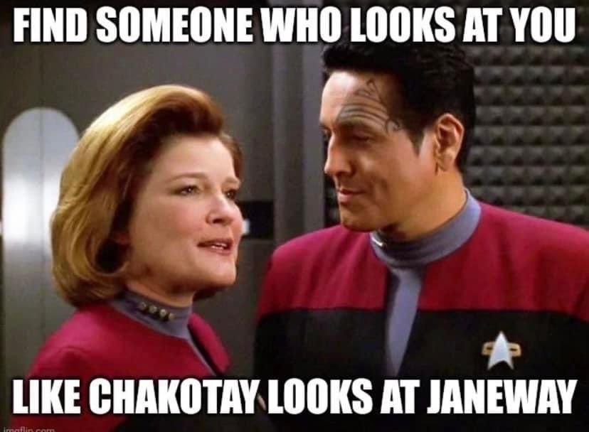 Tanja11091107's tweet photo. #31daysofJC
Day 31 "J/C forever"
Whatever happens, I think J/C are made for each other.💞 
I really hope for #StarTrekJaneway and for J/C to become canon there. #StarTrekProdigy is okay, I like it as a show for kids, but it doesn't replace live action IMO. So I keep hoping...🙏🏻 https://t.co/ghxtUWlvew