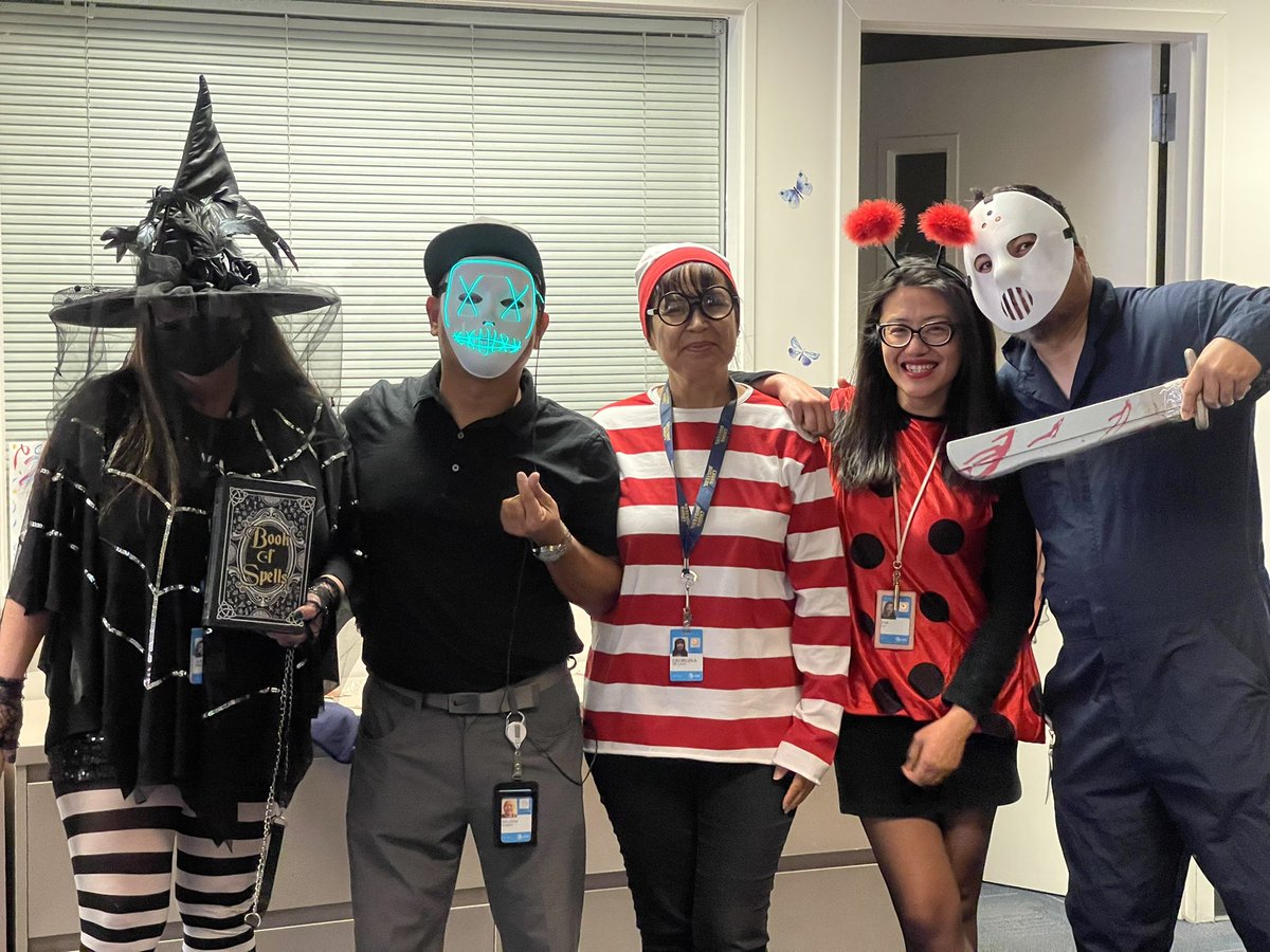 Vannuysstronger's tweet photo. Shenanigans #gwr #halloween #workfun #lifeatatt #callcenterfun #gwr @GarciaBeProud @Pak_Org_ https://t.co/7J7kY6Y6cM