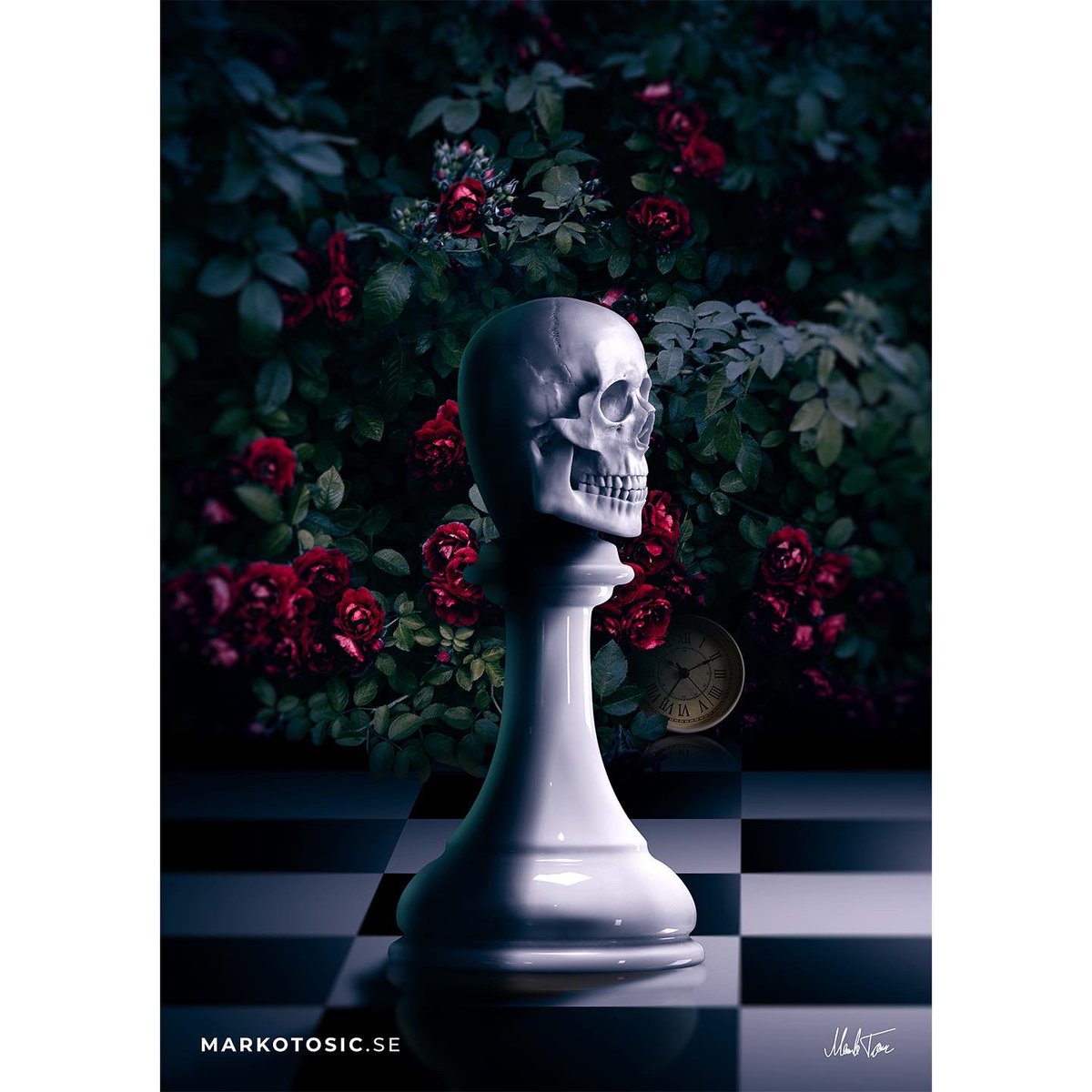 ThisMarko's tweet photo. Here’s my scary post, Happy Halloween to those who celebrate🎃💀♟ #chess #chesschamps #Halloween #Halloween2022 #art #Photoshop #photoshopart https://t.co/JuHRCBccUo