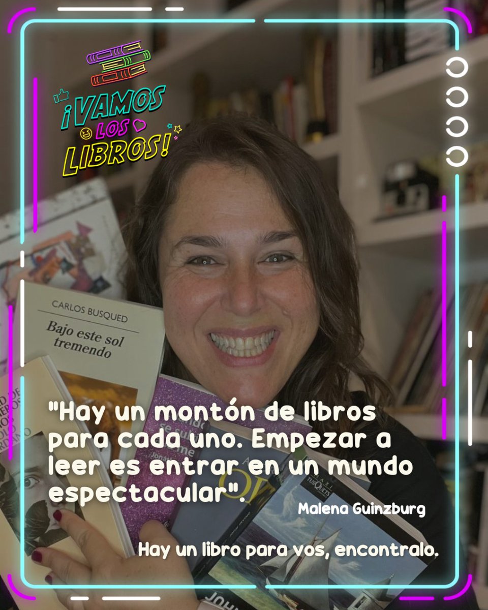 📚 Malena ya se sumó a la lectura y nos contó cómo fueron sus comienzos en este maravilloso mundo de los libros.🤔 ¿Vos ya te sumaste? ¡Hay un libro para vos, hay un libro para todxs!🙌 #VamosLosLibros