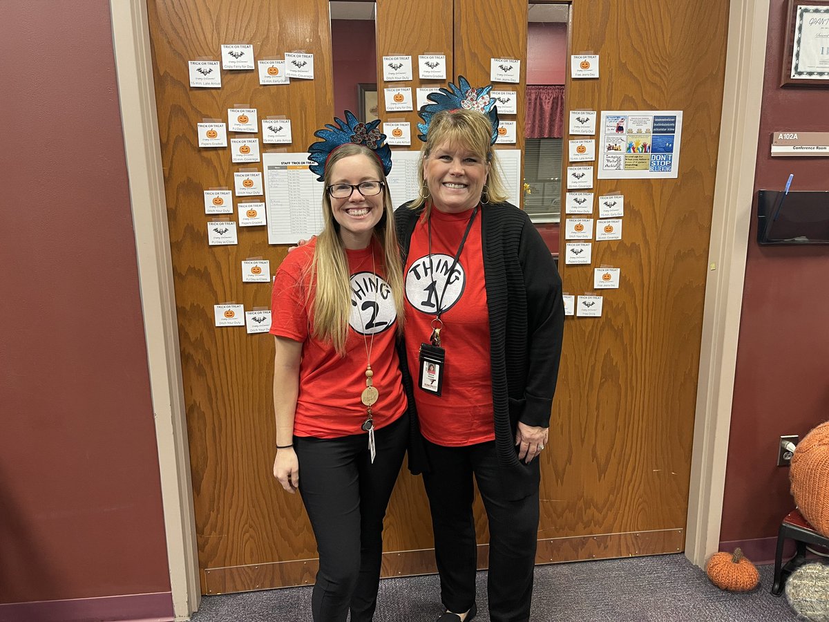 We had teachers trick-or-treat in the office this morning! We think it was more treats than tricks because our Suncrest Staff is spooktacular! 🎃👻
