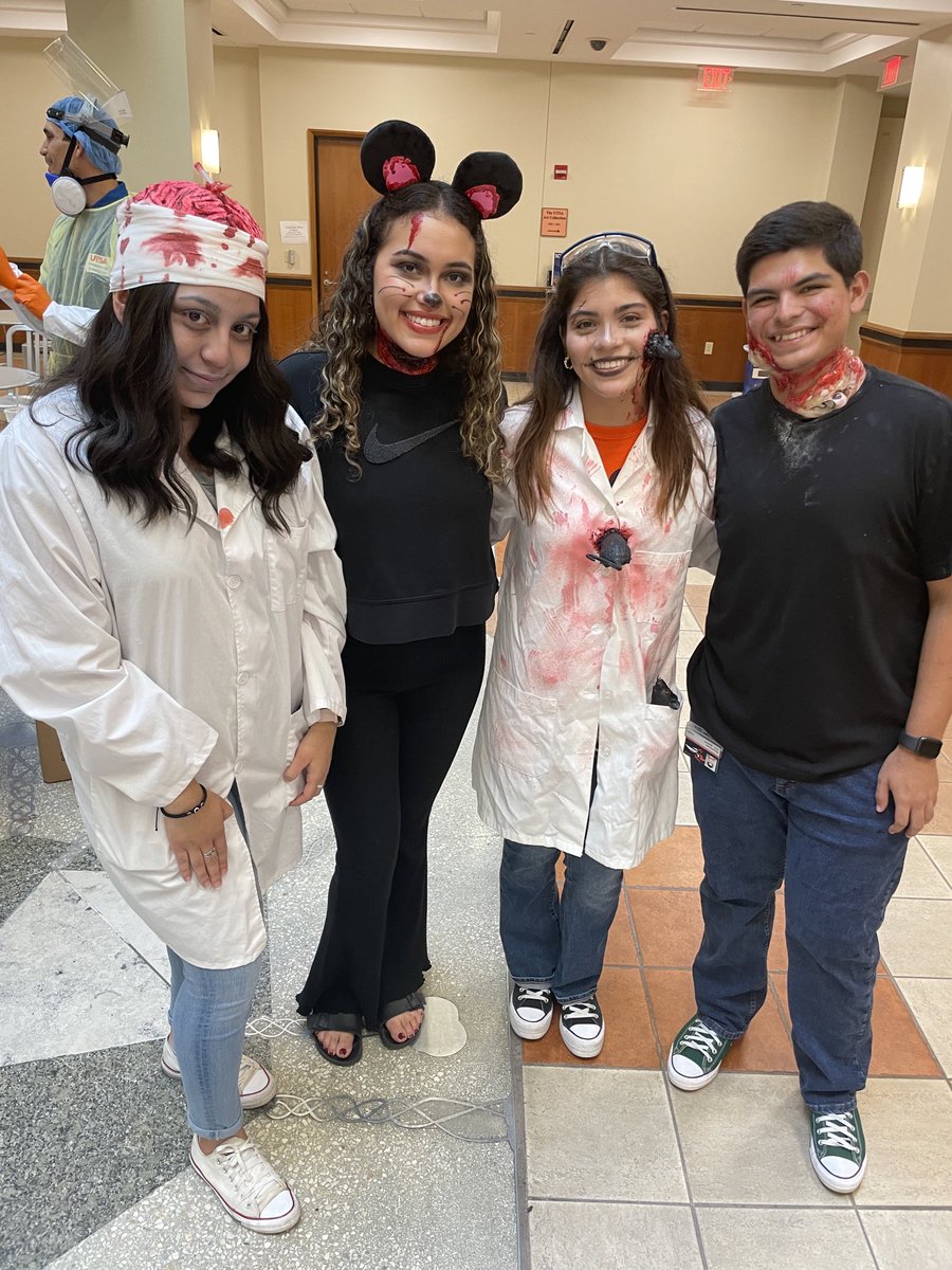 jennyhsieh5's tweet photo. “Lab Gone Wrong” is this year’s Halloween Costume entry, from contaminated organoids to death by forms, what else can go wrong? #Hsiehnanigans #Halloween2022 https://t.co/MagmOMi7kR