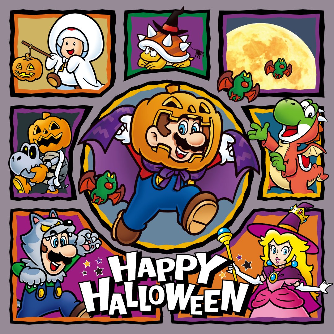 Happy Halloween from the Mushroom Kingdom! 🎃