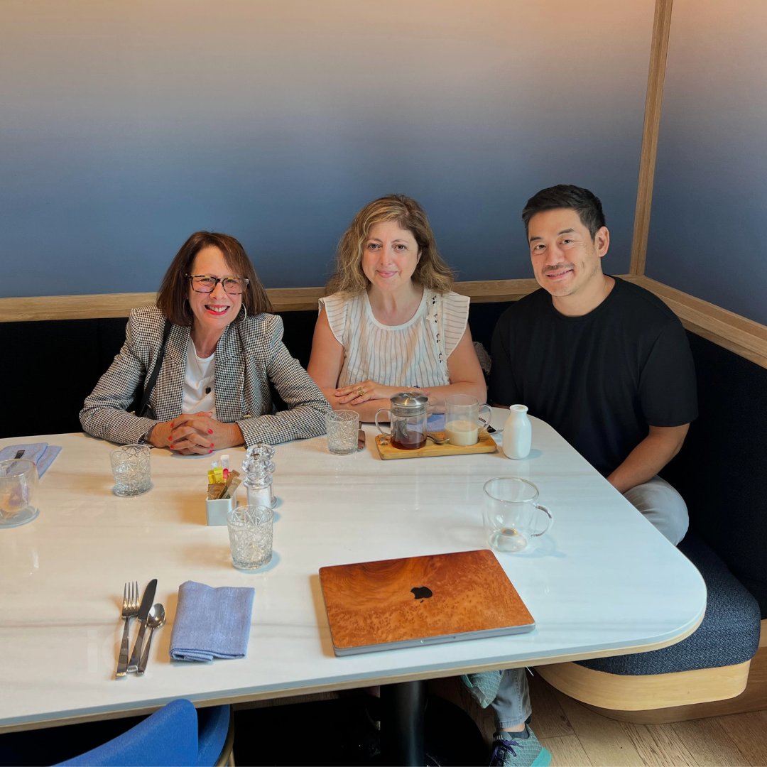 #ElementIQ CEO Samuel Araki meeting with board members Pam and Sana of Montreal Centre for Learning Disabilities in Montreal! 

Visit the Montreal Centre for Learning Disabilities website to learn more! 👇

 fal.cn/3tcTn