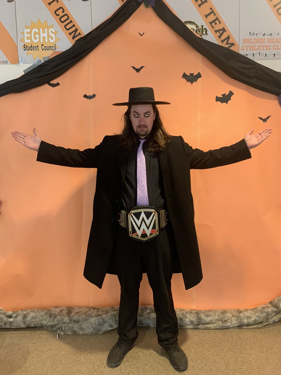 Shout out to the greatest character in <a href="/WWE/">WWE</a> history, <a href="/undertaker/">Undertaker</a>! #RestInPeace