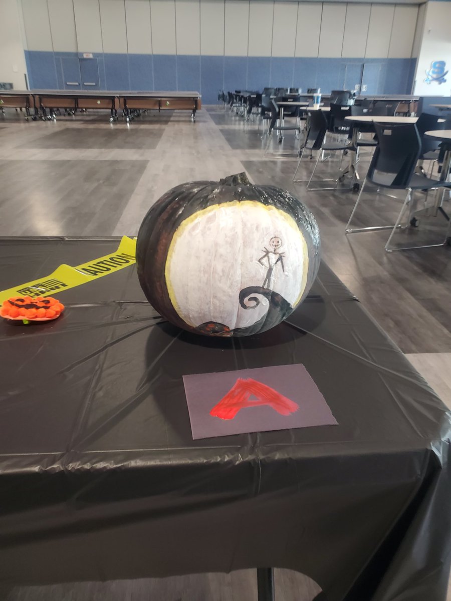 Pumpkin Decorating Contest:

School-wide: Danna N., Alena M., and Laylah M with the Eyeball. 

Parish-wide, our very own Nightmare Before Christmas by Jennifer L., Case H., and Carol H. won honorable mention!
<a href="/GoBucsSJHS/">Southside Jr. High</a>