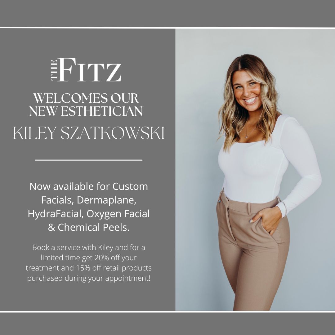 thefitzmed's tweet photo. We are so excited to welcome Kiley Szatkowski as our newest Esthetician! For a limited time, book with Kiley and enjoy 20% off your service PLUS 15% off retail products purchased during your visit 🙌 head to https://t.co/GOUBFAdfwO or call us at 312-643-1333 to book now. https://t.co/MOIyabsUYf