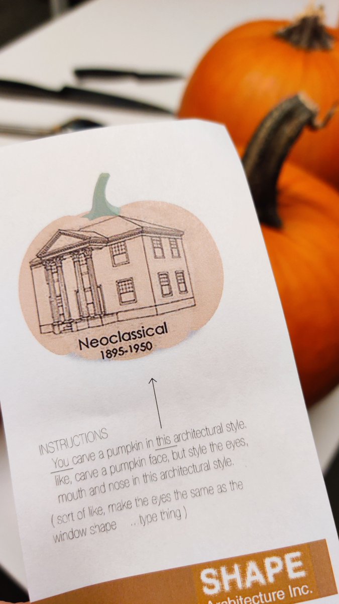 shapearch_'s tweet image. Happy Halloween! We tried our hand at pumpkin carving, but with the added challenge of an architectural twist for our designs. For everyone celebrating or attending festivities, have a safe and fun night.🎃
#shapearchitecture #shapearch