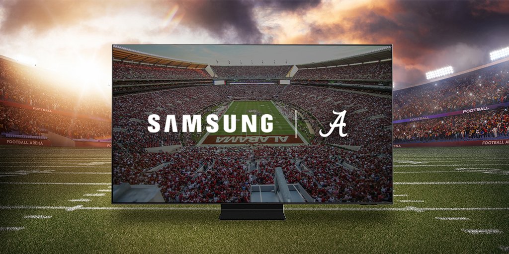 Alabama Athletics (@ua_athletics) on Twitter photo RT for your chance to win tickets to the <a href="/AlabamaFTBL/">Alabama Football</a> game on Nov. 19. Get the #HomeScreenAdvantage with <a href="/SamsungUS/">Samsung US</a> #NeoQLED TV. #TideHomeScreen
Rules: bit.ly/UAOfficialRules RT for your chance to win tickets to the <a href="/AlabamaFTBL/">Alabama Football</a> game on Nov. 19. Get the #HomeScreenAdvantage with <a href="/SamsungUS/">Samsung US</a> #NeoQLED TV. #TideHomeScreen
Rules: bit.ly/UAOfficialRules