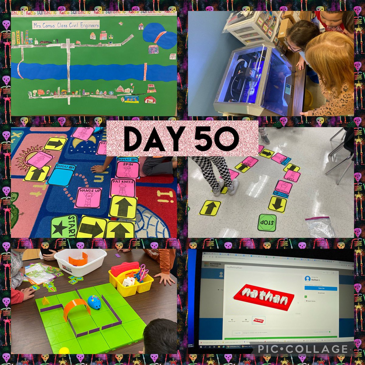 jillbee7's tweet image. Happy Halloween! Today K-1 = civil engineering & city planning, 2-3 = intro to coding w/ @brookebrownTOTB Hop Scotch Coding & #CodeandGo Mice, 4-5 = manufacturing engineering & begin #Tinkercad key chains. @NISDSTEMLabs @NISDLosReyes #thekingsofstem