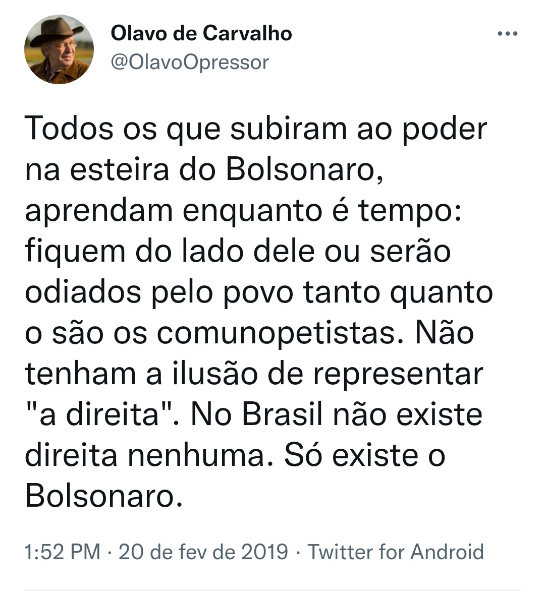 odranrebfloripa's tweet photo. Cacete, o velho não erra uma https://t.co/r9blRBv6qG