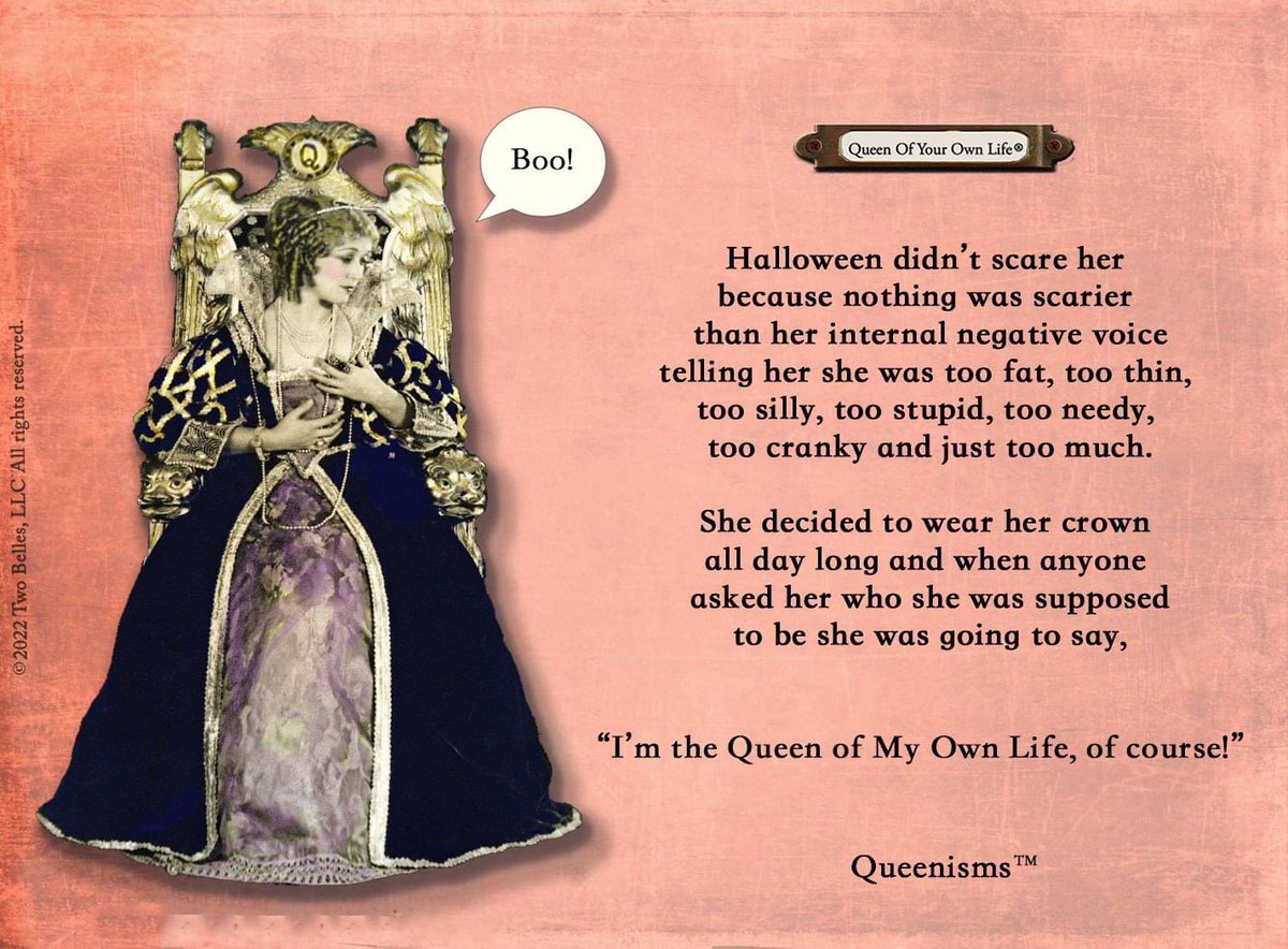 tizzywoman's tweet photo. Happy Halloween ๐
#LoveYourselfHarder
#Queenisms
h/t @QueenofOwnLife https://t.co/IxbwxfKO6V