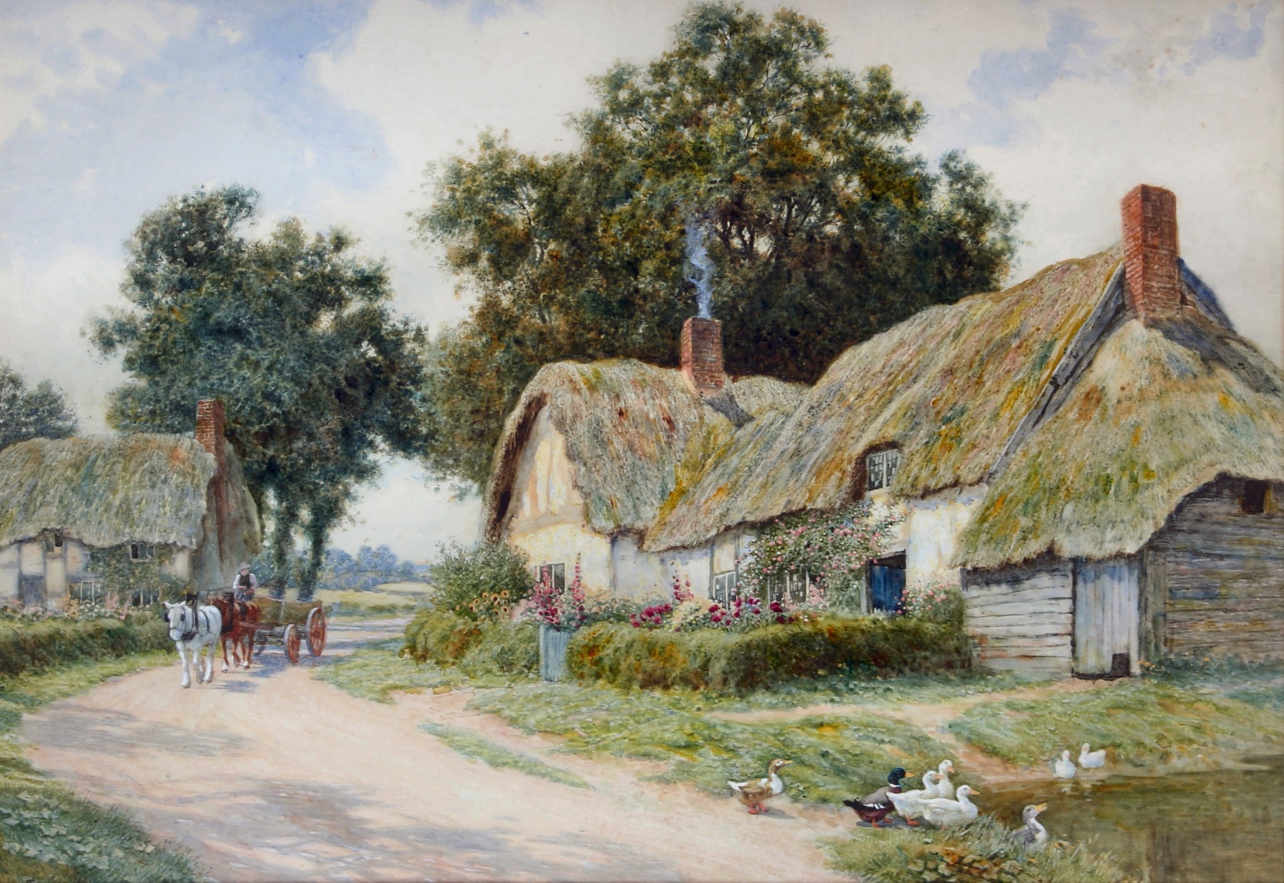Художник Arthur Claude Strachan (1865-1932)