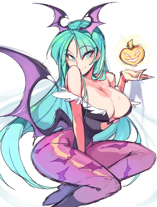 Happy Halloween!  #morrigan #darkstalkers 