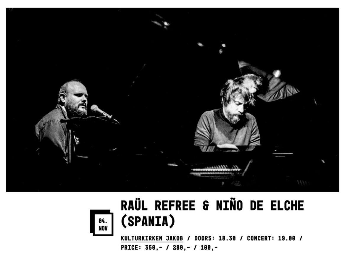 4/11/2022 
⁦<a href="/osloworld/">Oslo World</a>⁩
con mi querido ⁦@ElcheNinode⁩. Muchas ganas ☺️

osloworld.no/en/festival/ev…