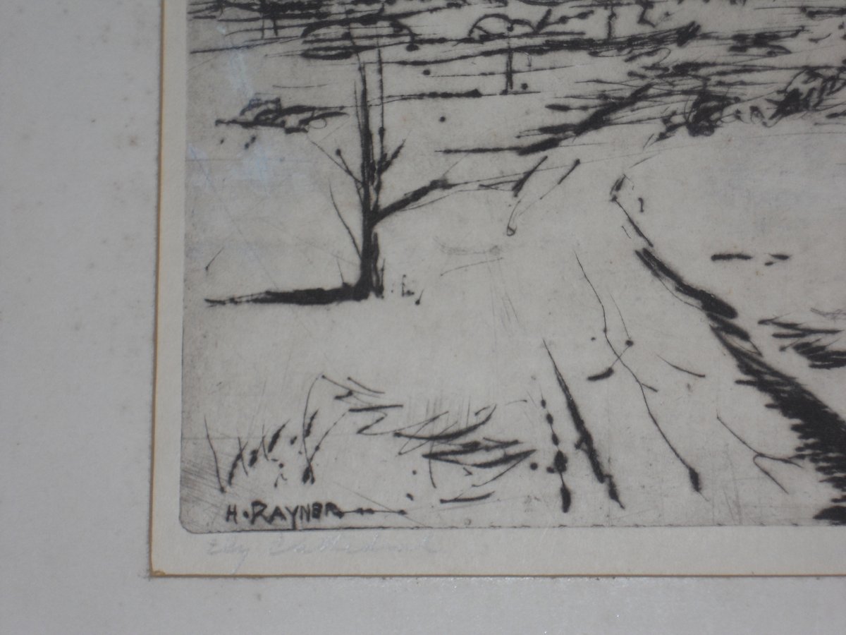 blofieldbooks's tweet photo. @etchingrevival Ely Cathedral dry point etching by Henry Rayner. https://t.co/CLPRVBrbDR