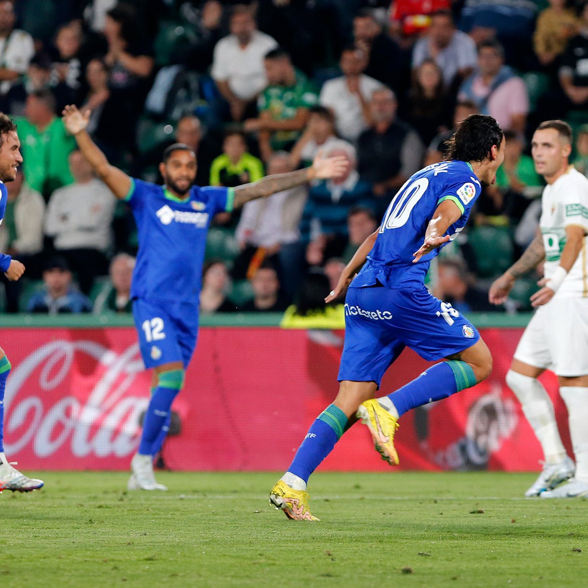 DESCOM𝘜̈𝘕𝘈𝘓. 💙💙💙
𝗘𝘀𝘁𝗲 𝗲𝘀 𝗲𝗹 𝘁𝘂𝗶𝘁, @GetafeCF. 

#ElcheGetafe 
#LaLigaSantander 
#LeyDeporteParaTodos