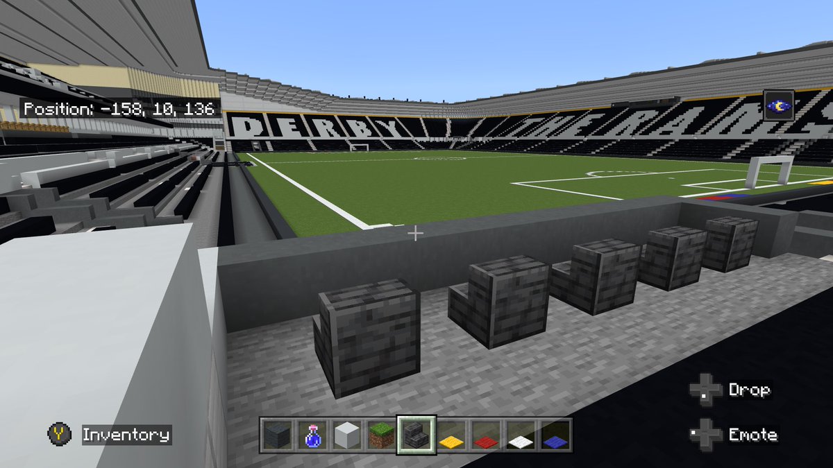 Pride Park Stadium #dcfc #minecraft
