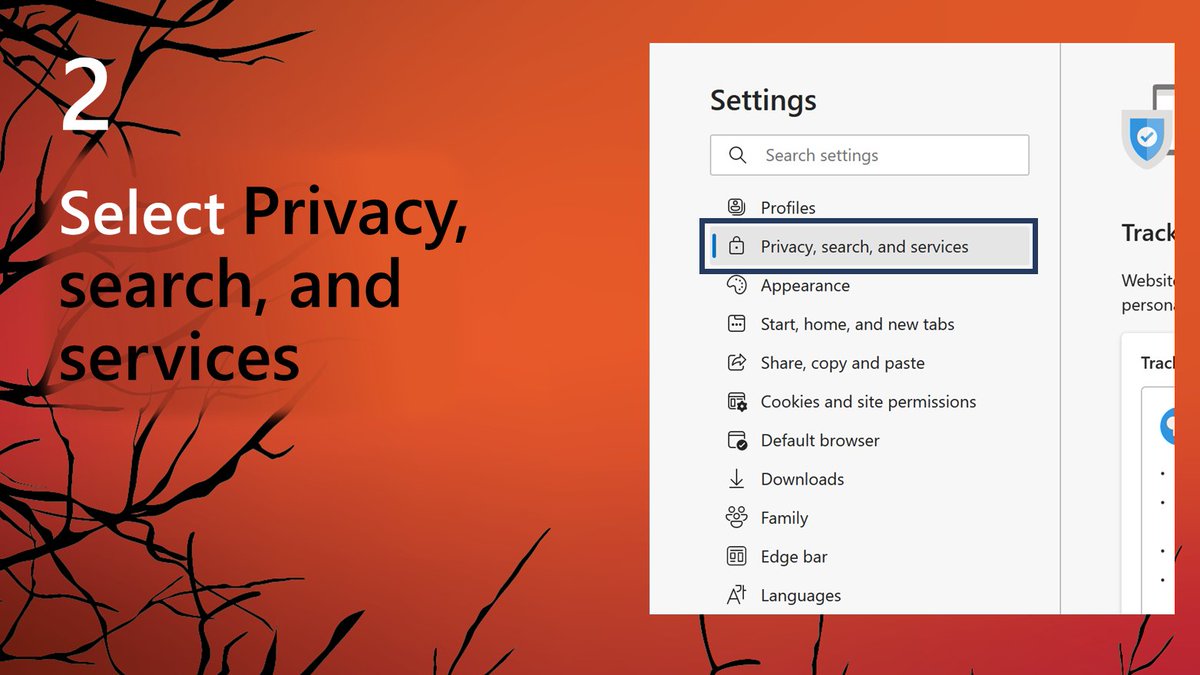 MicrosoftHelps's tweet image. Feel like you&apos;re being followed? 👀
You probably are 😱

Microsoft Edge is designed to detect and block known trackers. Set your level: msft.it/6012dgOwQ
