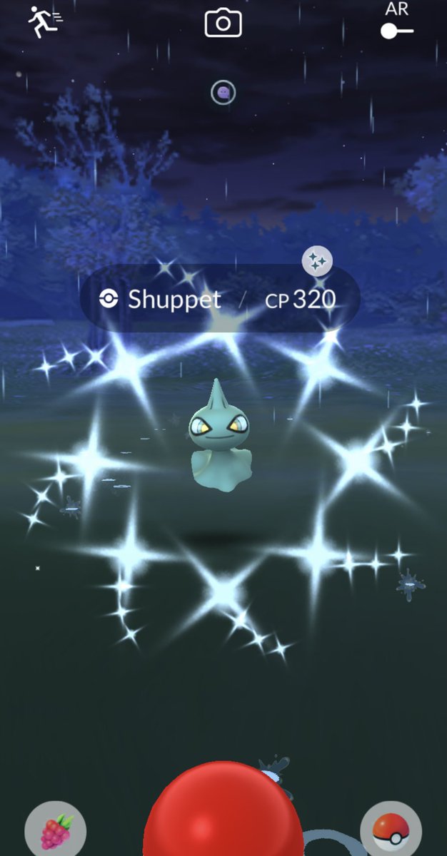mrlongelote's tweet photo. Got my Halloween shiny 🎃✨🤩 #PokemonGO #ShinyPokemon #ShinyShuppet ✨👻 https://t.co/jpSNmXe4C8