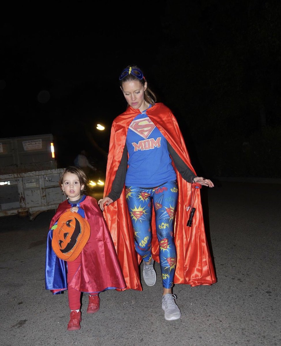 offierceness's tweet image. Taking their little boy trick or treating… 

(Not pictured, her dressed as @SOUTHERINGS yet again)