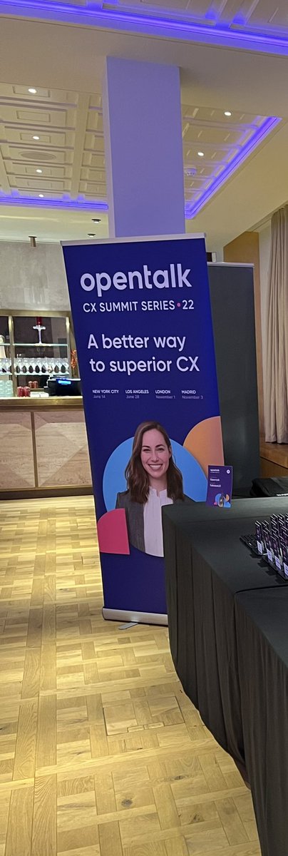 johnsonkathiec's tweet photo. Excited to welcome @Talkdesk customers to #opentalk22 summit @BAFTA tomorrow. https://t.co/7eySCfu2qQ