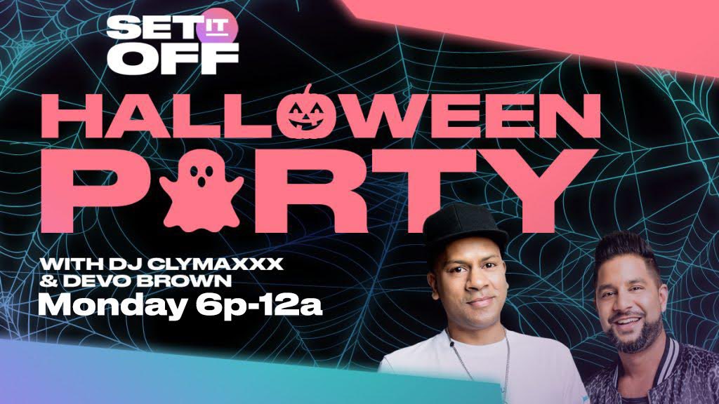 Canada!! The soundtrack to your Halloween is #SetItOff the #Halloween Edition w/ @DJclymaxxx & @devobrown on KiSS radio stations across the country!! Starting at 6p we are COMMERCIALLY FREE until midnight!!