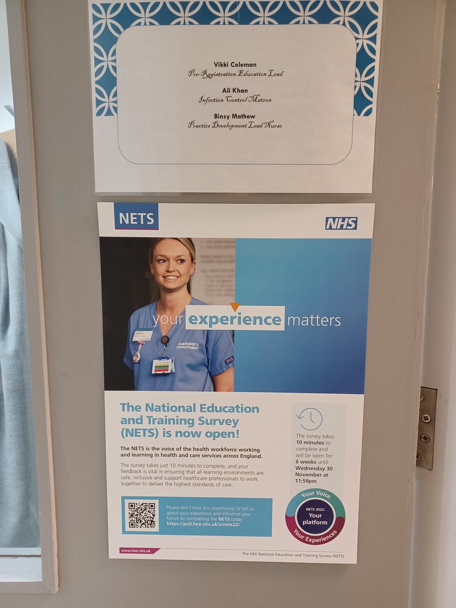 Midwife_VC's tweet photo. Posters printed and now with @LGT_NPF, @LGT_NAs & @LGT_CPF to distribute / display across @LG_NHS.
1st posters have gone up today. π Look out for them across the Trust & please encourage our #Midwifery, #Nursing, #AHPs, #ACP learners to complete the #NETS. π±π©βπ»π¨πΎβπ»
#NETSHEE https://t.co/h8aCNinGLe