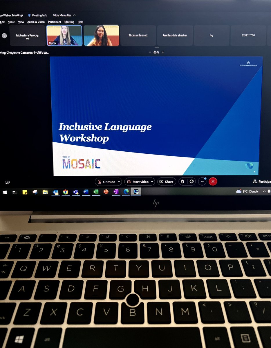 Shoutout to <a href="/AdrianneCSmith/">Adrianne C Smith</a> and <a href="/Fleishman/">FleishmanHillard</a> for an incredible kick-off to the Global DE&amp;I Summit today. Proud to see my mentor and friend, <a href="/mariayzk/">Maria Khan</a> present our Inclusive Language Guide to colleagues across the network! 👏🏼 <a href="/FHhighroad/">FleishmanHillard HighRoad (FHR)</a>