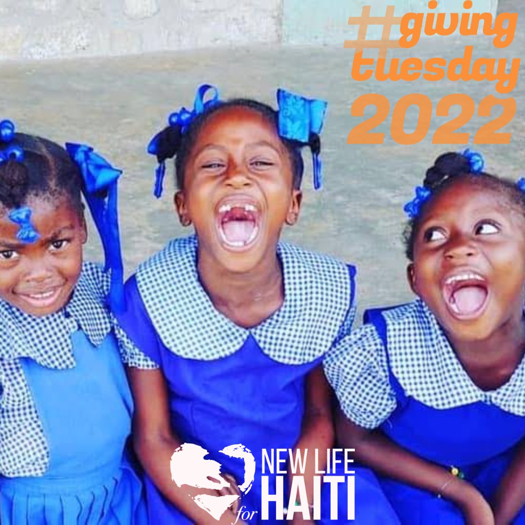 NewLifeForHaiti's tweet photo. #GivingTuesday is a global movement unleashing the power of radical generosity. 
In these dark times of so much discouragement in Haiti, join us in bringing GOOD NEWS for a change!

Join the movement &amp; give on 11/29/22! Stay tuned for how YOU can bless a family in need! https://t.co/bhDOJxTGK2