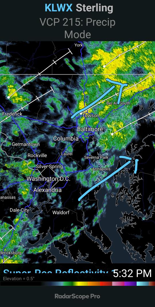 The steady rain should let up to scattered light showers in the Baltimore Metro 6-7 PM. #MdWx