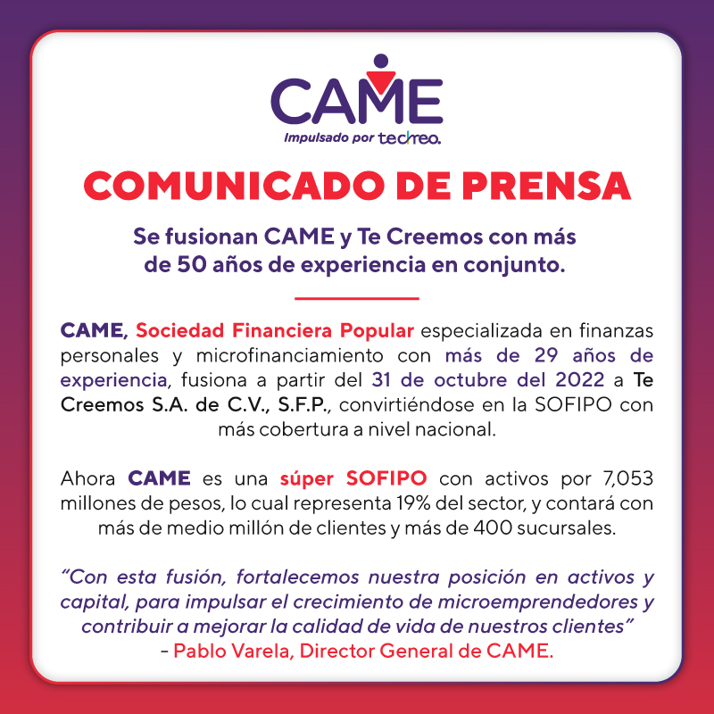 CAME Inversión Patrimonial tweet media