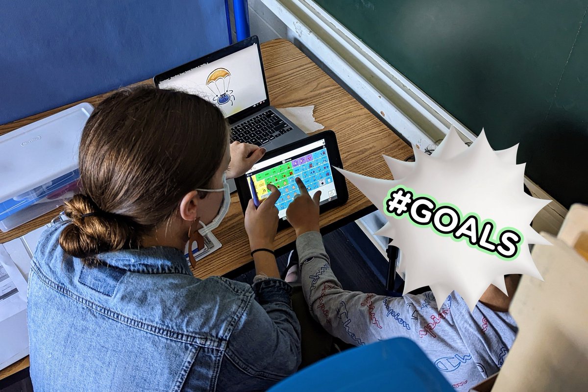 teachinggold's tweet photo. When your @gheeagle SLP is the best! Caught these two in action working on labeling feelings! Thanks for being our favorite #RISDAACtopmodel !     

#AACawarenessmonth #risdbelieves #RISDgreatness https://t.co/v1kHMlhtI0
