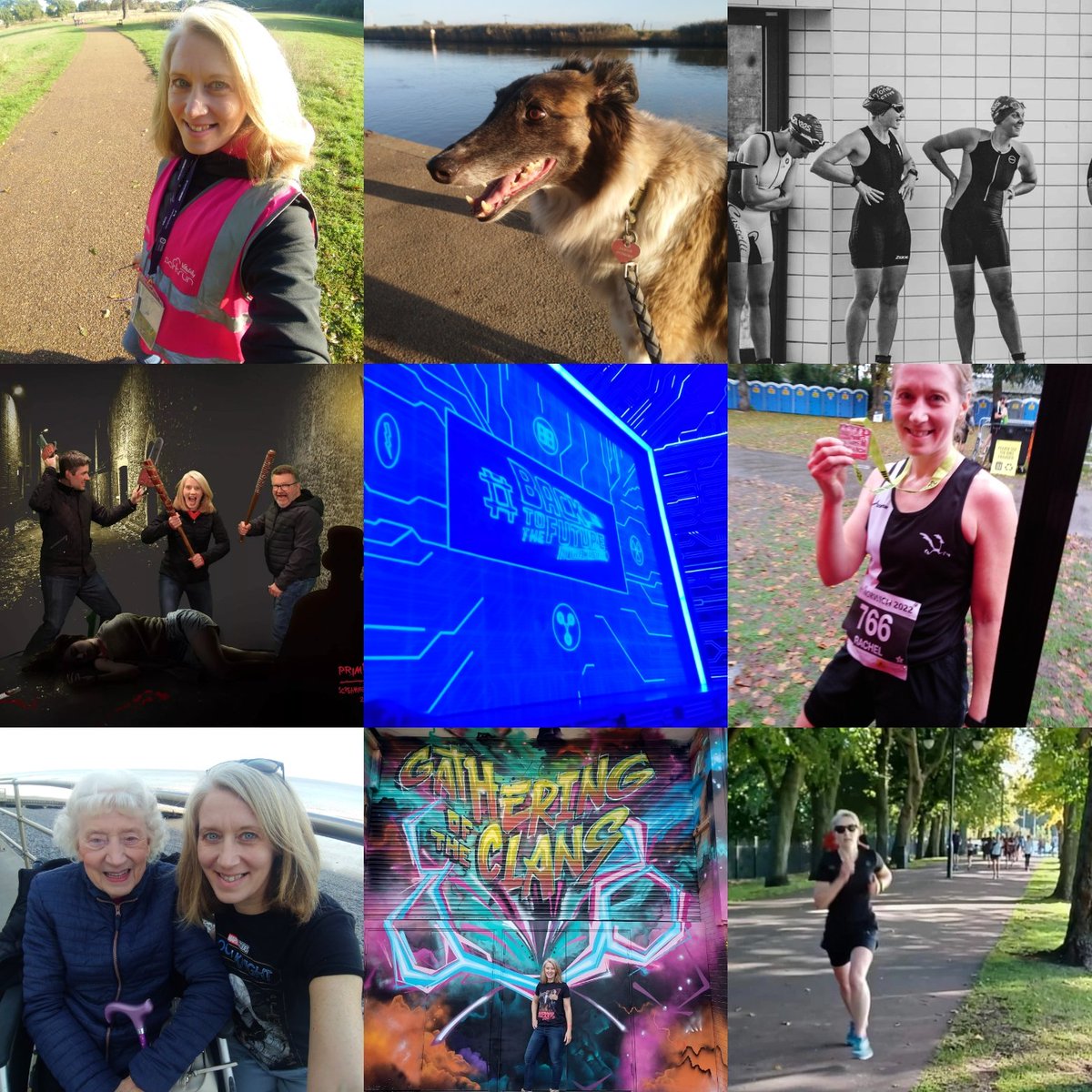 RachelBuk's tweet photo. Thank you October, you've been great! 😊 (part one!) #october #thankyouoctober #memories #backtothefuturemusical #guardiansofthegalaxysecretcinema #parkrun #runnorwich #primevil @bttfmusical @secret_cinema @runnorwich @PrimEVILScare #reeftriathlon @EveryoneActive https://t.co/bMvhIRVZcP
