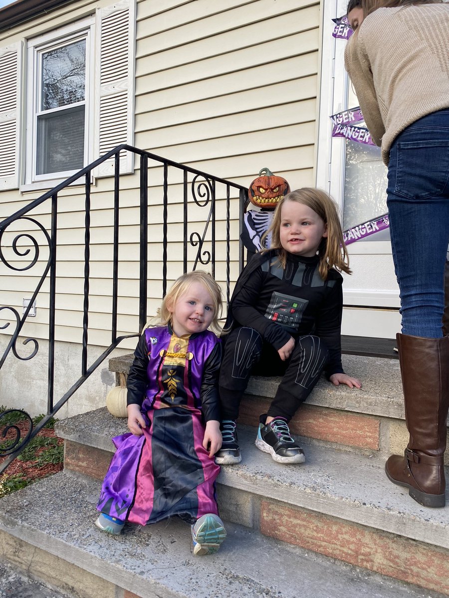 We made it… same costume from purchase at target last month to trick or treating woohoo!!!