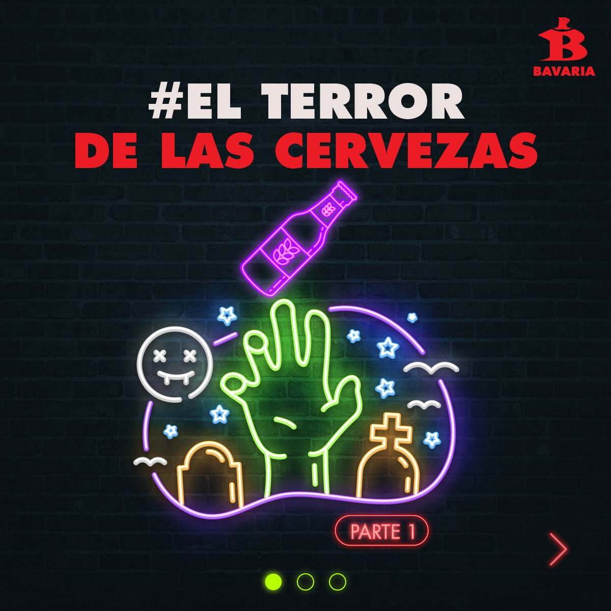 BAVARIA_OFICIAL's tweet photo. Ya conoces el #ElTerrorDeLaCerveza. Recuerda, cualquier momento se disfruta mejor con moderación. #ViveResponsable #MenoresSinCerveza #Halloween https://t.co/U0pVFNsugs