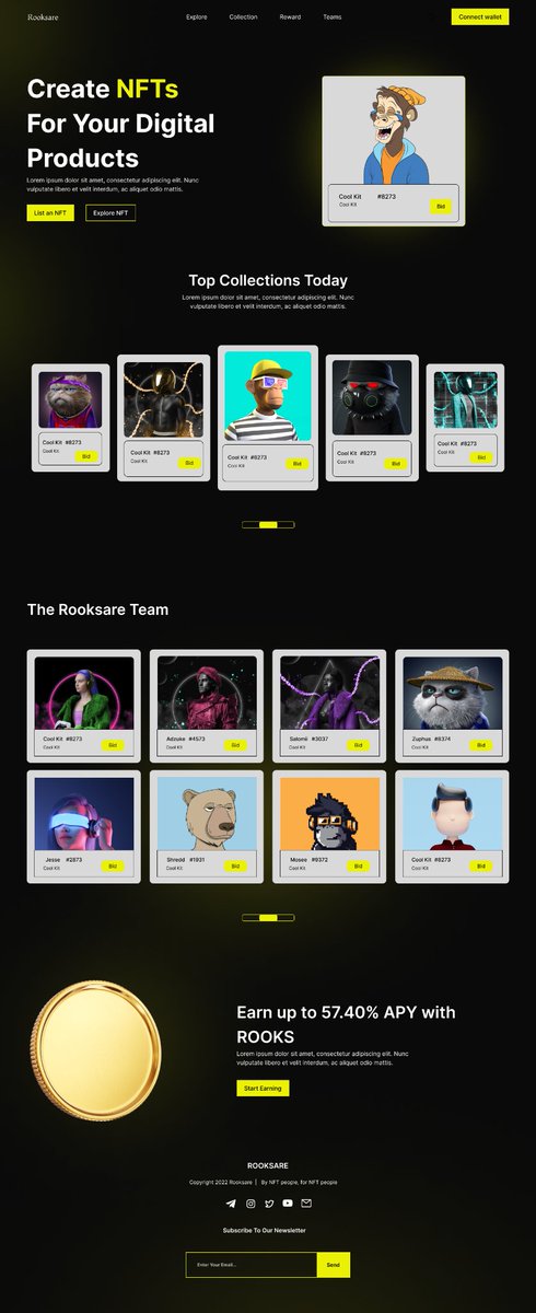 Day 17: UI for an NFT Market place.

@genesys_comm 
#genesysCommunity
#genesysCodeAndDesign
#genesysChallenge