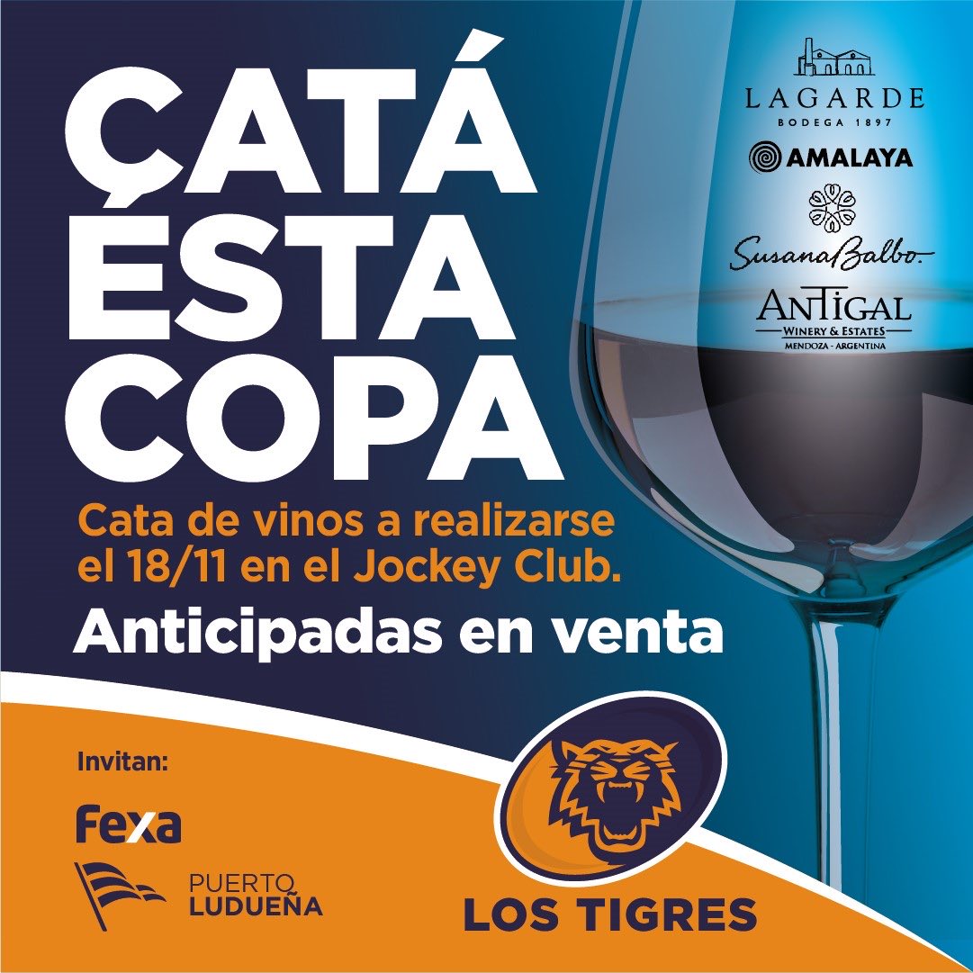 LOSTIGR3S's tweet photo. Todavia no compraste tus entradas?? Junta a tus amigos y veni a brindar con Los Tigres! https://t.co/Ia2LdttMR2