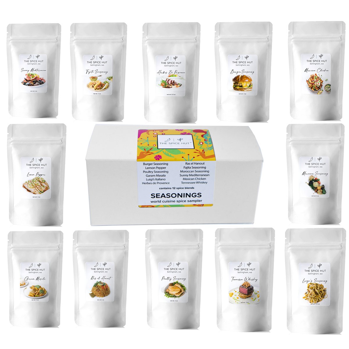 TheSpiceHut's tweet photo. New Product alert!
12 Seasoning Sampler Pack $29.99
https://t.co/UEDClHPjbD https://t.co/aWIpfx4VEy