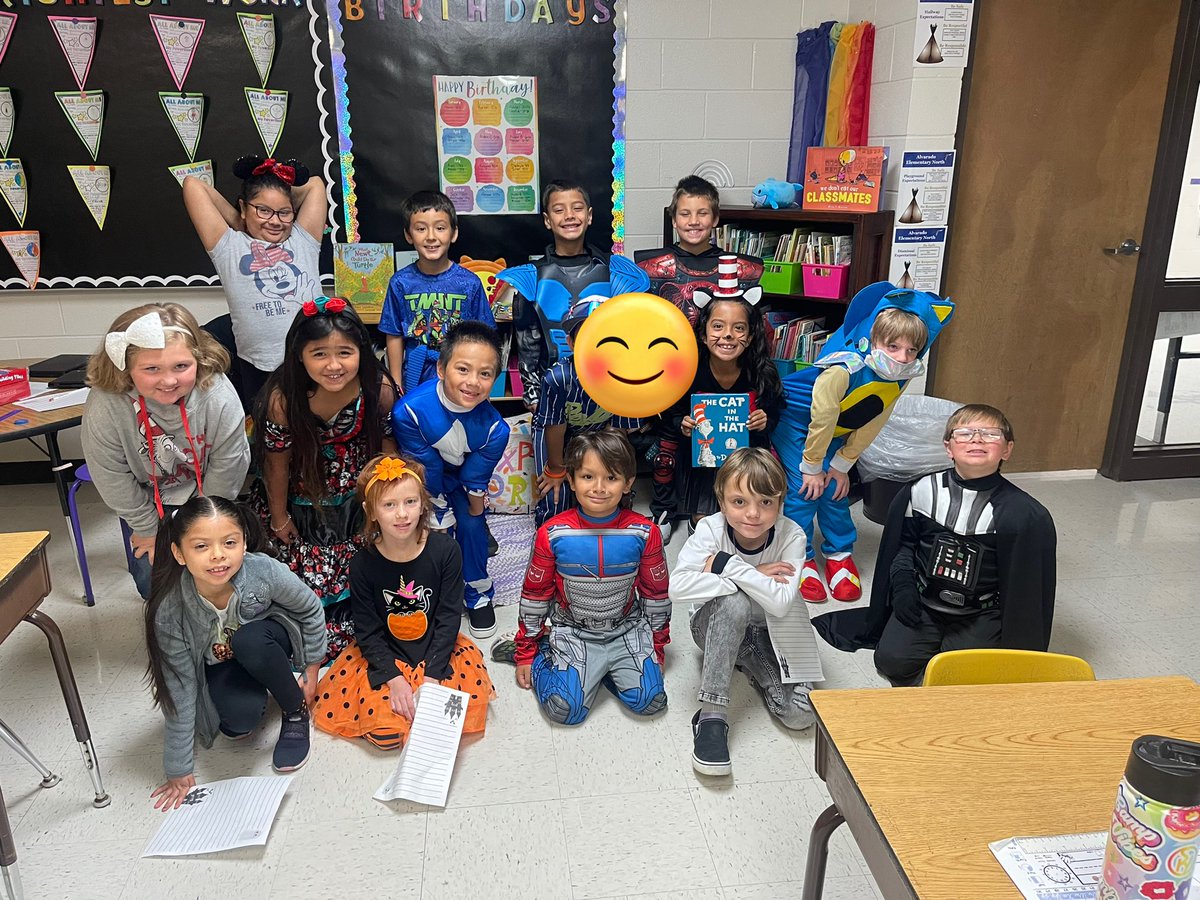 Happy Halloween from Miss Douglass’ class! Today the scholars got to read the scary stories that they wrote! It was a lot of fun to hear such creative narratives! #AlvaradoExcellence