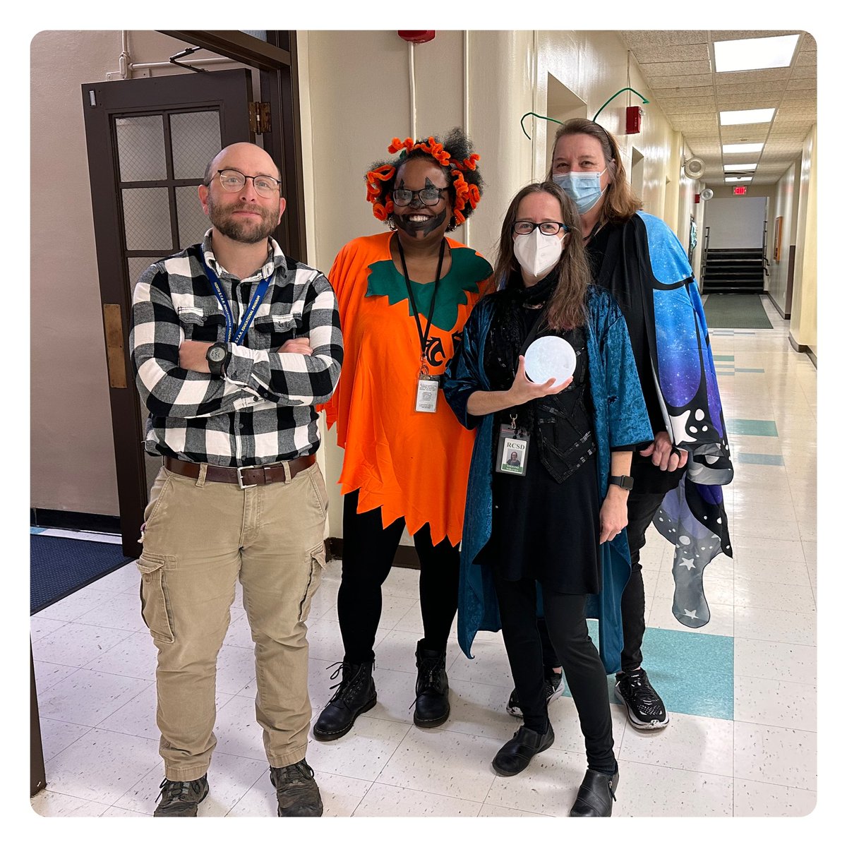 RCSDNorthSTAR's tweet photo. NorthSTAR staff showing their Halloween spirit! #NorthSTARPride #Richmond #Strickland #Network4 #ONERCSD https://t.co/eAdWxFdanS